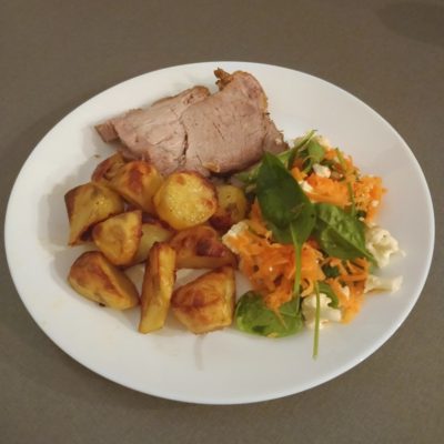 IMG 20171007 185049 01 400x400 Nakkefilet stegt i ovn med sprøde kartofler og nem salat